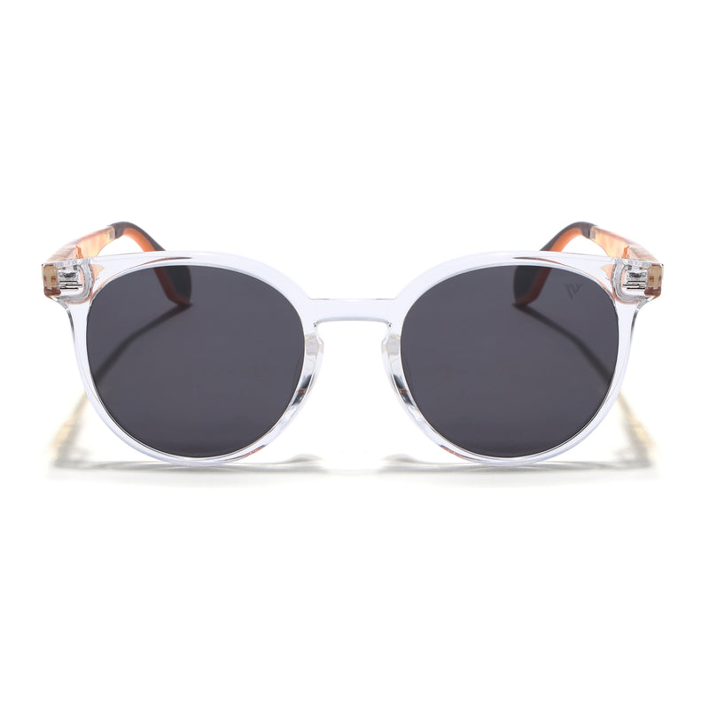 Active Transparent Polarized Round Sunglasses - PMG4471