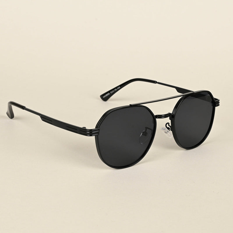 Black Round Sunglasses - MG4331
