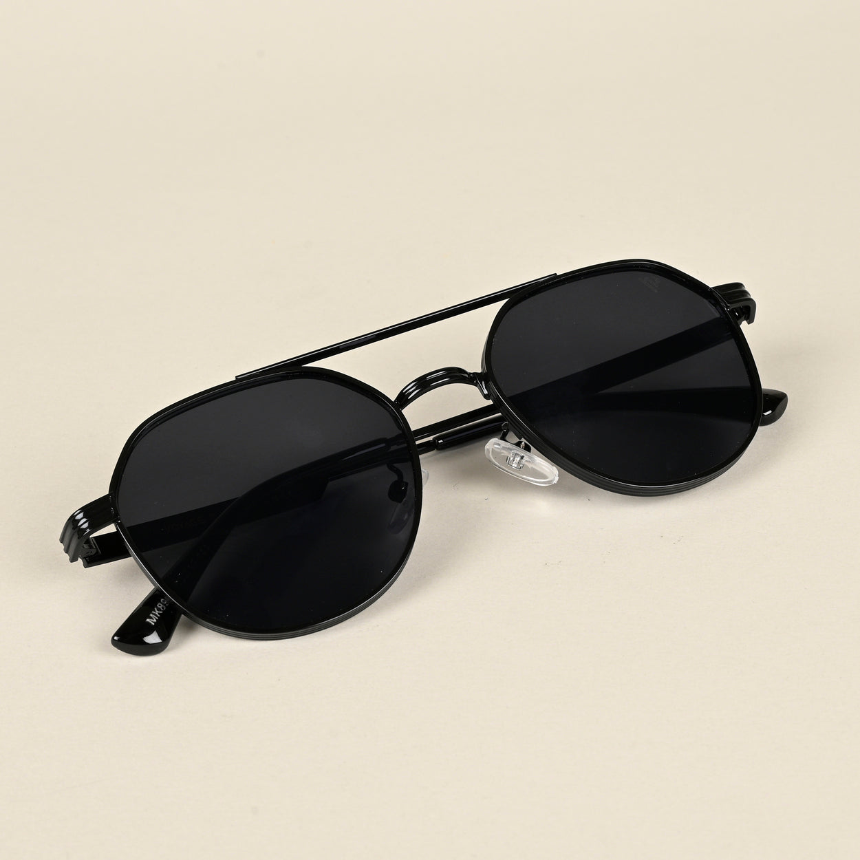 Voyage Black Round Sunglasses for Men & Women (8950MG4331)