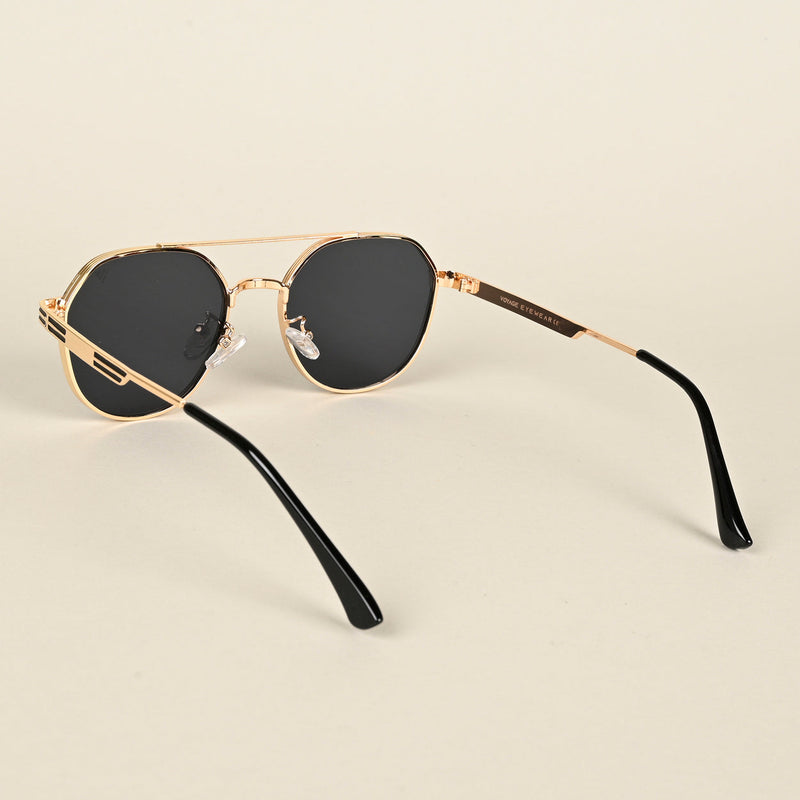 Black Round Sunglasses - MG4332