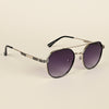 Purple & Clear Round Sunglasses - MG4333