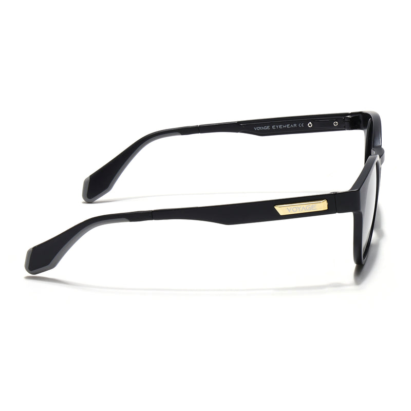 Active Matte Black Polarized Round Sunglasses - PMG4456