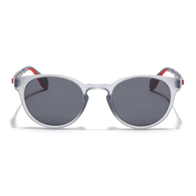 Active Grey Polarized Round Sunglasses - PMG4457