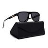 Active Matte Black Polarized Wayfarer Sunglasses - PMG4452