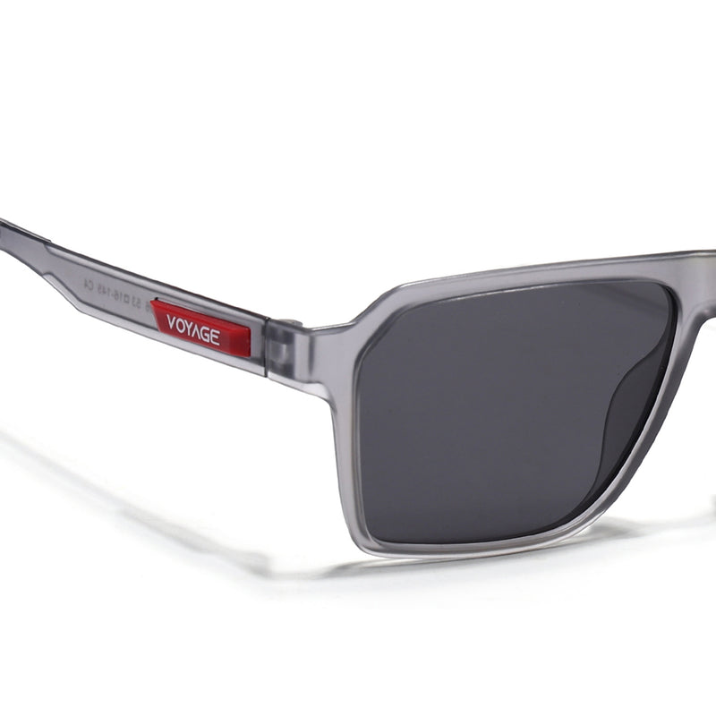 Active Grey Polarized Wayfarer Sunglasses - PMG4454