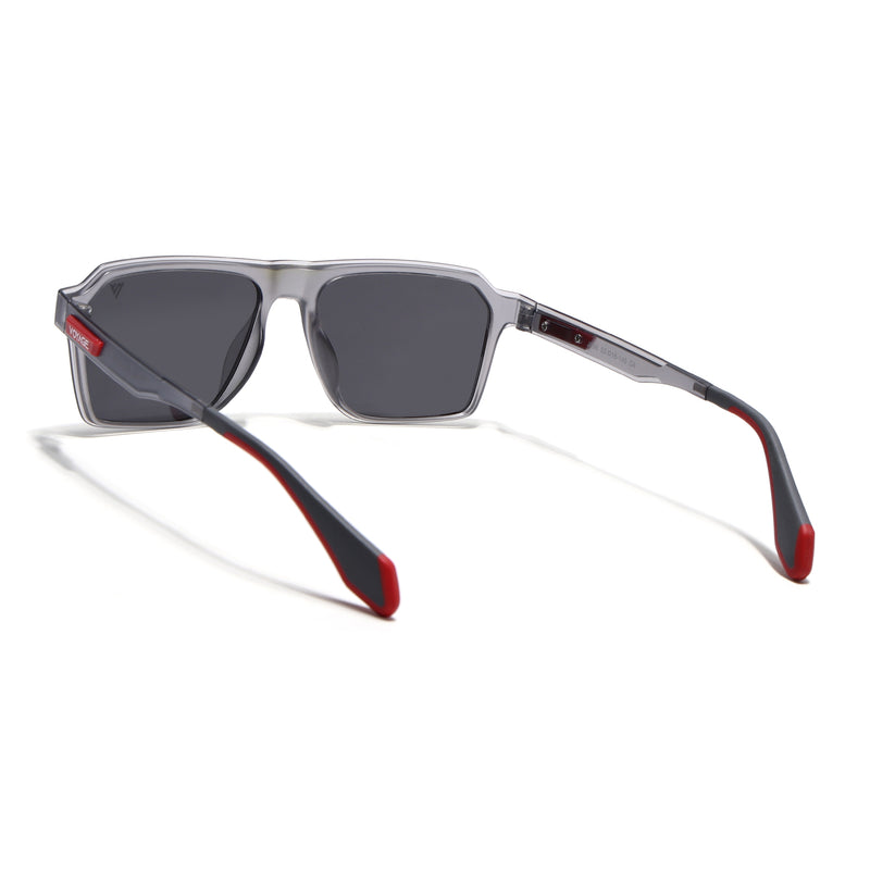 Active Grey Polarized Wayfarer Sunglasses - PMG4454