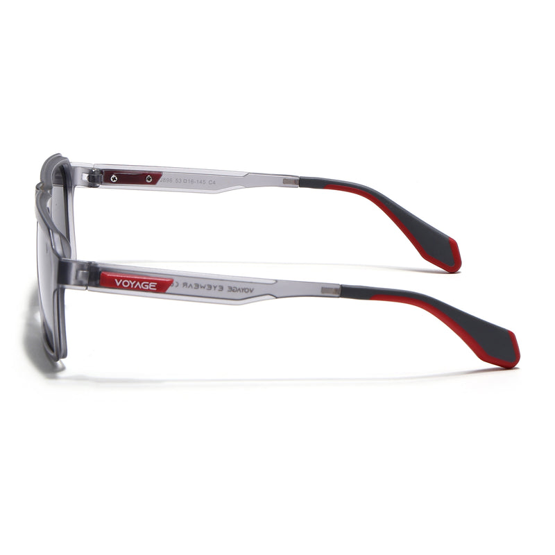 Active Grey Polarized Wayfarer Sunglasses - PMG4454