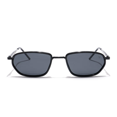 Marshall | Black Polarized Unisex Sunglasses | Black Lens - PMG6050