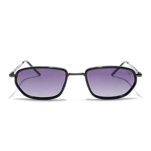 Marshall | Black Polarized Unisex Sunglasses | Grey & Clear Lens - PMG6051