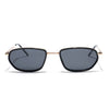 Marshall | Golden Polarized Unisex Sunglasses | Black Lens - PMG6095