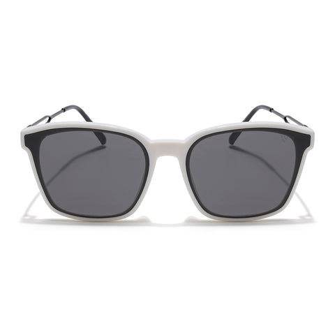 Voyage Select Wayfarer Sunglasses (Black Lens | White Frame - SLMG6240)