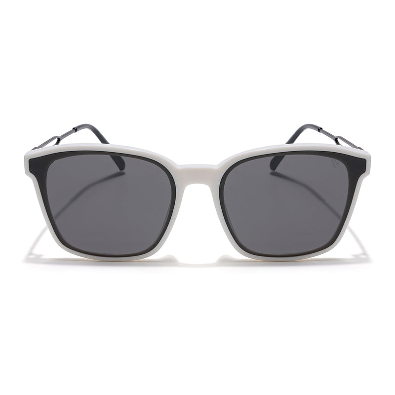 Voyage Select Wayfarer Sunglasses (Black Lens | White Frame - SLMG6240)