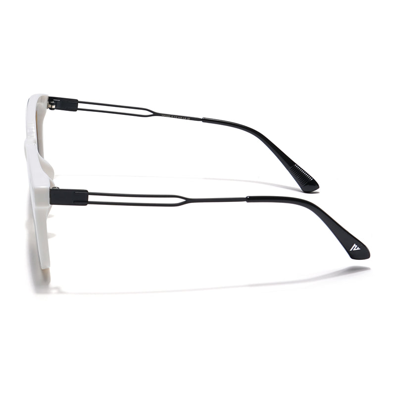Voyage Select Wayfarer Sunglasses (Black Lens | White Frame - SLMG6240)
