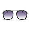 Voyage Select Wayfarer Sunglasses (Grey & Clear Lens | Black Frame - SLMG6112)