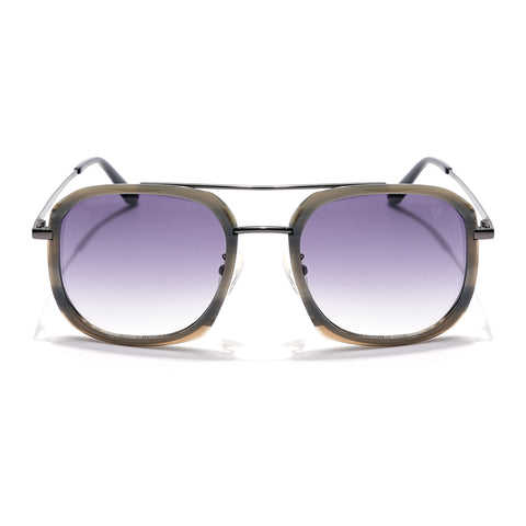 Voyage Select Wayfarer Sunglasses (Grey & Clear Lens | Grey Frame - SLMG6113)