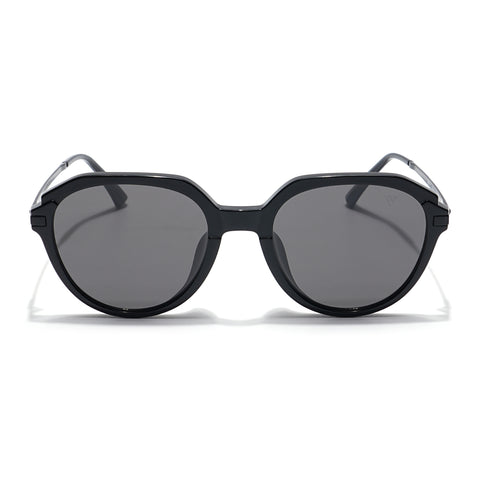 Voyage Select Round Sunglasses (Black Lens | Black Frame - SLMG6271)