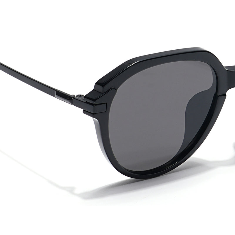 Voyage Select Round Sunglasses (Black Lens | Black Frame - SLMG6271)