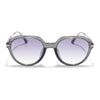 Voyage Select Round Sunglasses (Grey & Clear Lens | Grey Frame - SLMG6273)