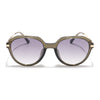 Voyage Select Round Sunglasses (Grey & Clear Lens | Olive Frame - SLMG6274)