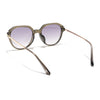 Voyage Select Round Sunglasses (Grey & Clear Lens | Olive Frame - SLMG6274)