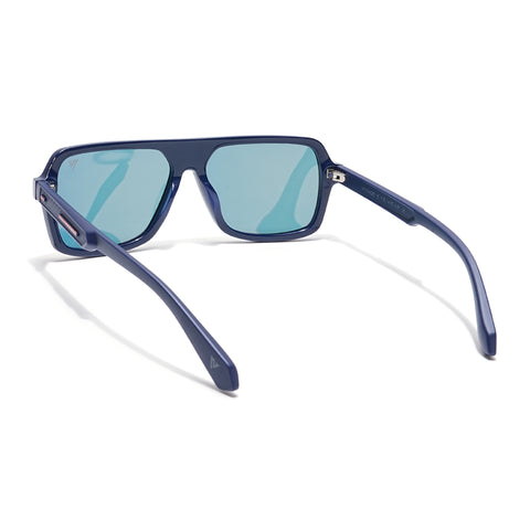 Voyage Select Square Sunglasses (Red & Yellow Lens | Navy Blue Frame - SLPMG6208)
