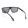 Voyage Select Rectangle Sunglasses (Grey Lens | Black Frame - SLPMG6200)