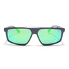 Voyage Select Rectangle Sunglasses (Green Lens | Grey Frame - SLPMG6201)