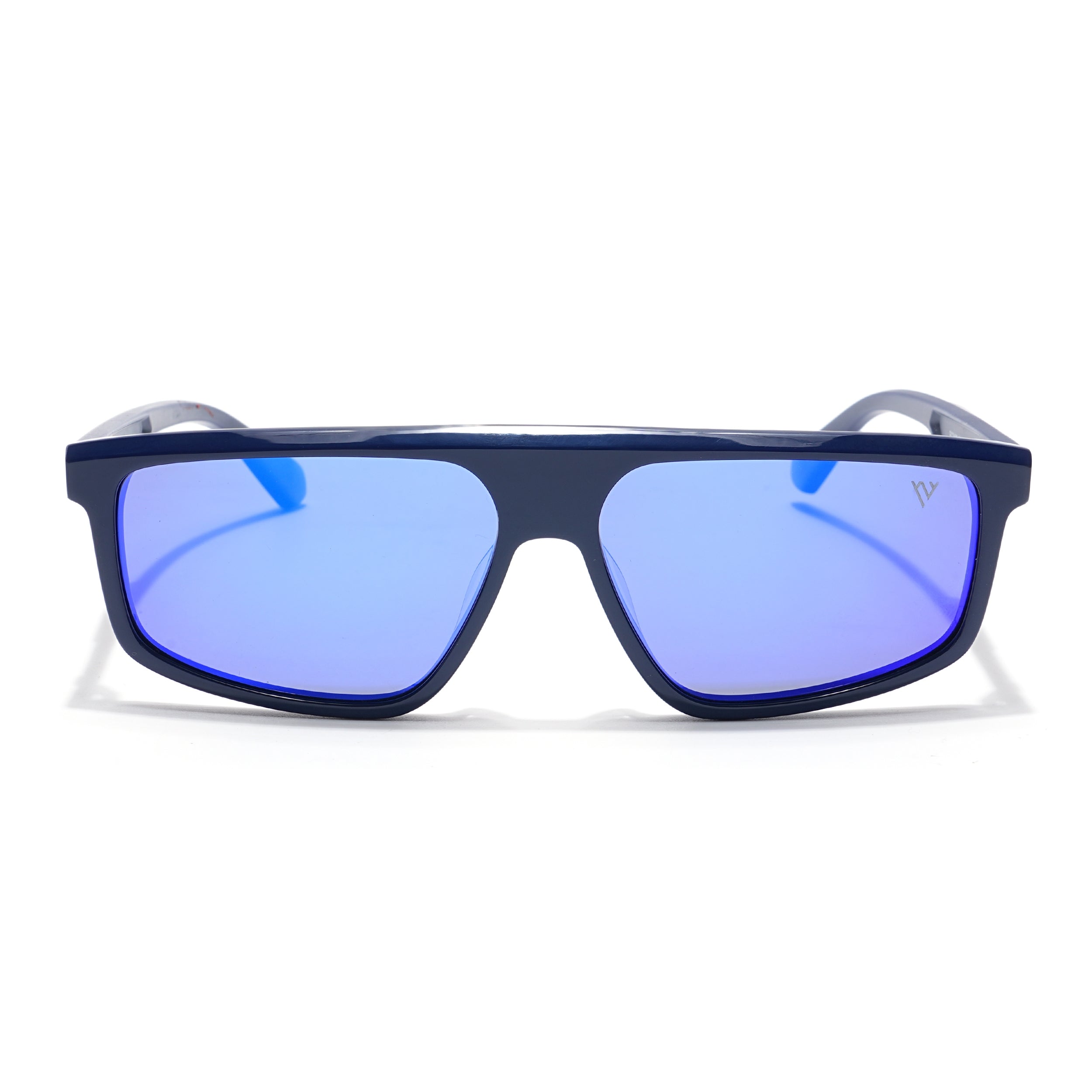 Voyage Select Rectangle Sunglasses (Blue Lens | Blue Frame - SLPMG6202)