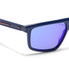 Voyage Select Rectangle Sunglasses (Blue Lens | Blue Frame - SLPMG6202)