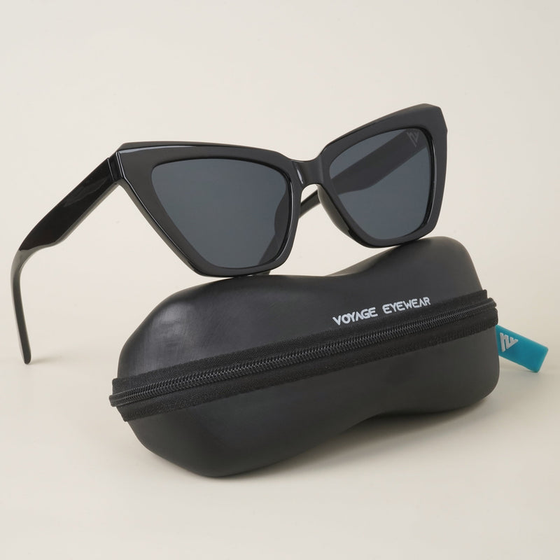 Violet & Clear Cateye Sunglasses (9170MG4095)