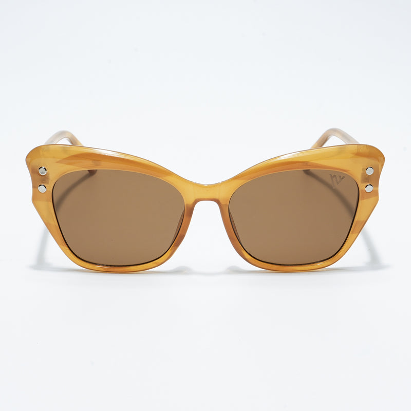 Light Brown Cateye Sunglasses (9174MG4109)