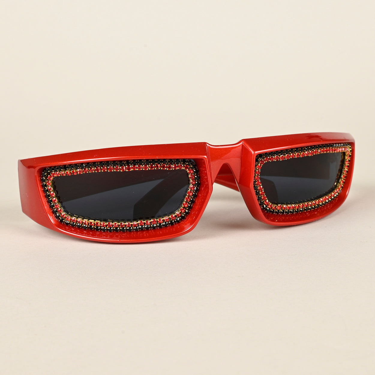 Voyage Black Wrap-Around Sunglasses for Men & Women (9182MG4355)
