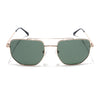 Voyage Select Square Sunglasses (Olive Lens | Golden Frame - SLPMG5953)