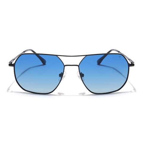 Voyage Select Square Sunglasses (Blue Lens | Black Frame - SLPMG5962)