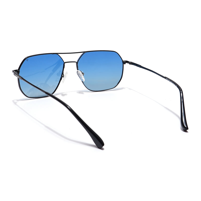 Voyage Select Square Sunglasses (Blue Lens | Black Frame - SLPMG5962)