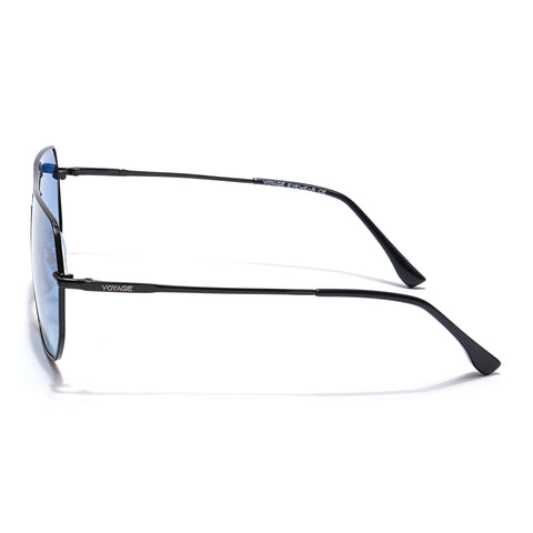 Voyage Select Square Sunglasses (Blue Lens | Black Frame - SLPMG5962)
