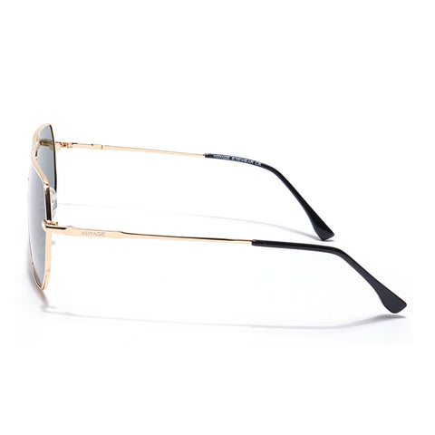 Voyage Select Square Sunglasses (Olive Lens | Golden Frame - SLPMG5963)