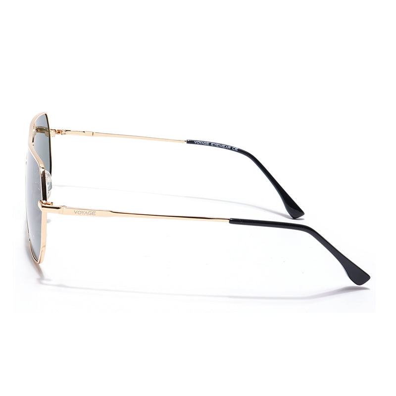 Voyage Select Square Sunglasses (Olive Lens | Golden Frame - SLPMG5963)
