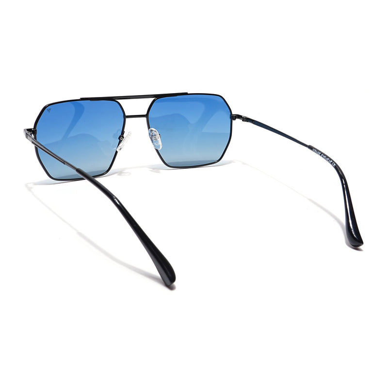 Voyage Select Square Sunglasses (Blue Lens | Black Frame - SLPMG5957)