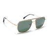 Voyage Select Square Sunglasses (Olive Lens | Golden Frame - SLPMG5958)