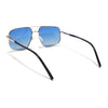 Voyage Select Square Sunglasses (Blue Lens | Golden Frame - SLPMG5947)