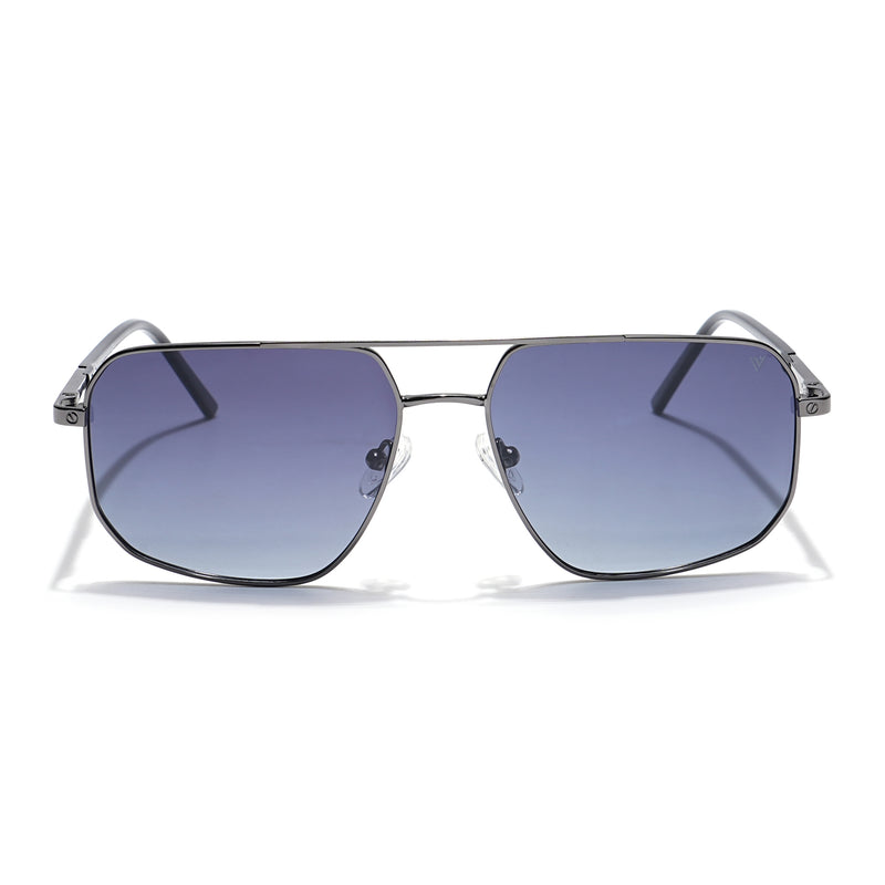 Voyage Select Square Sunglasses (Grey Lens | Silver Frame - SLPMG5948)