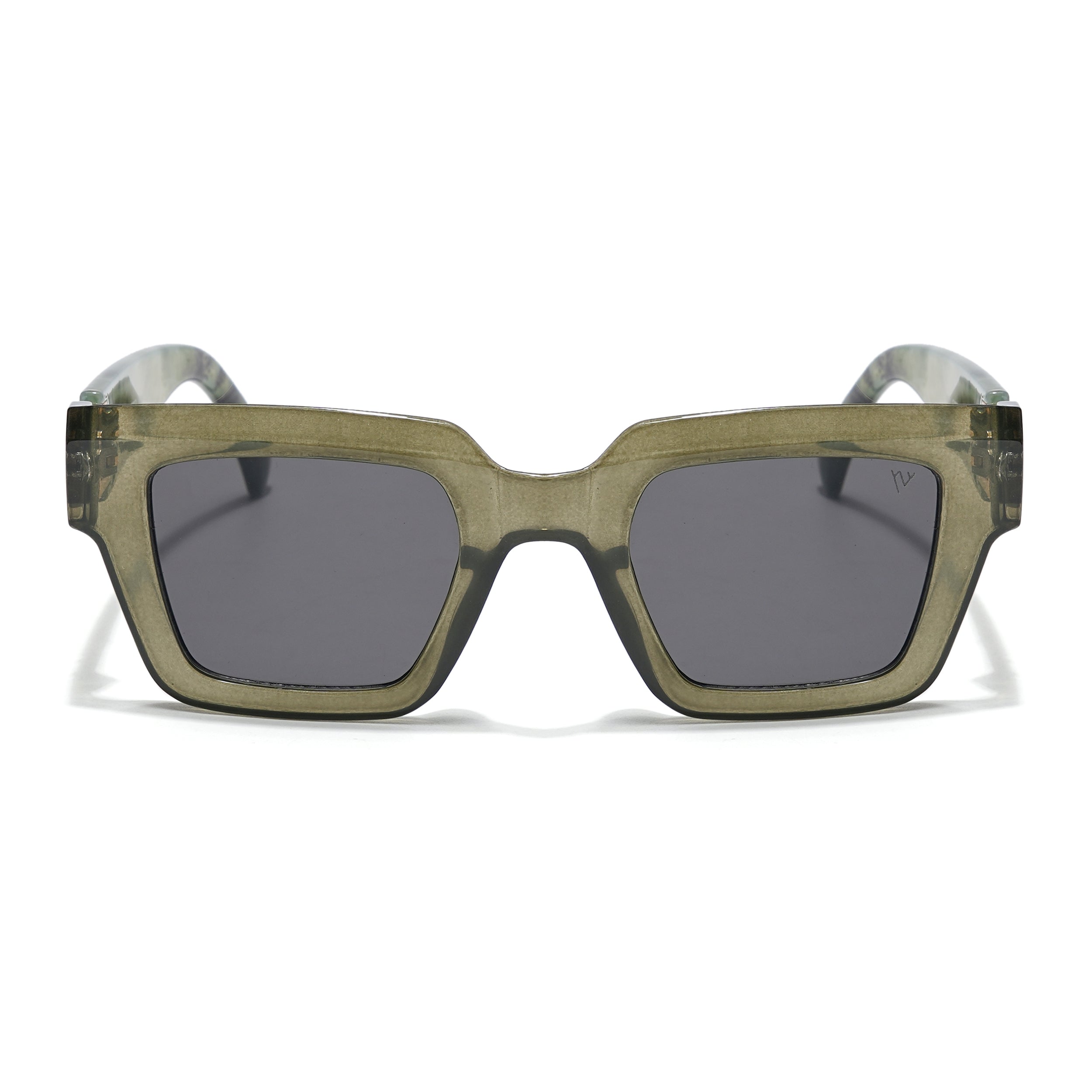 Wayfarer Sunglasses (Grey Lens | Dark Green Frame - MG5801)