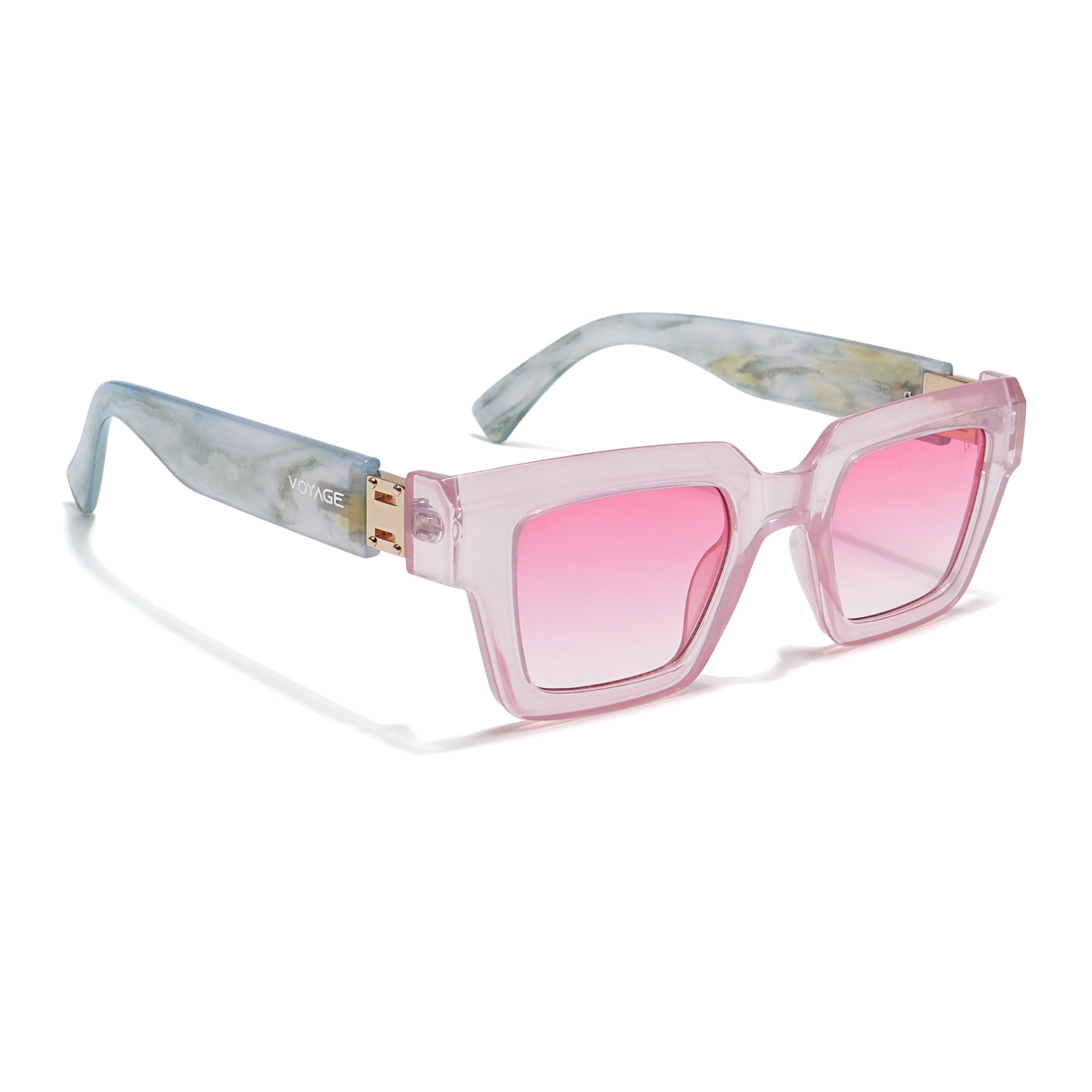 Wayfarer Sunglasses (Pink Lens | Pink Frame - MG5802)