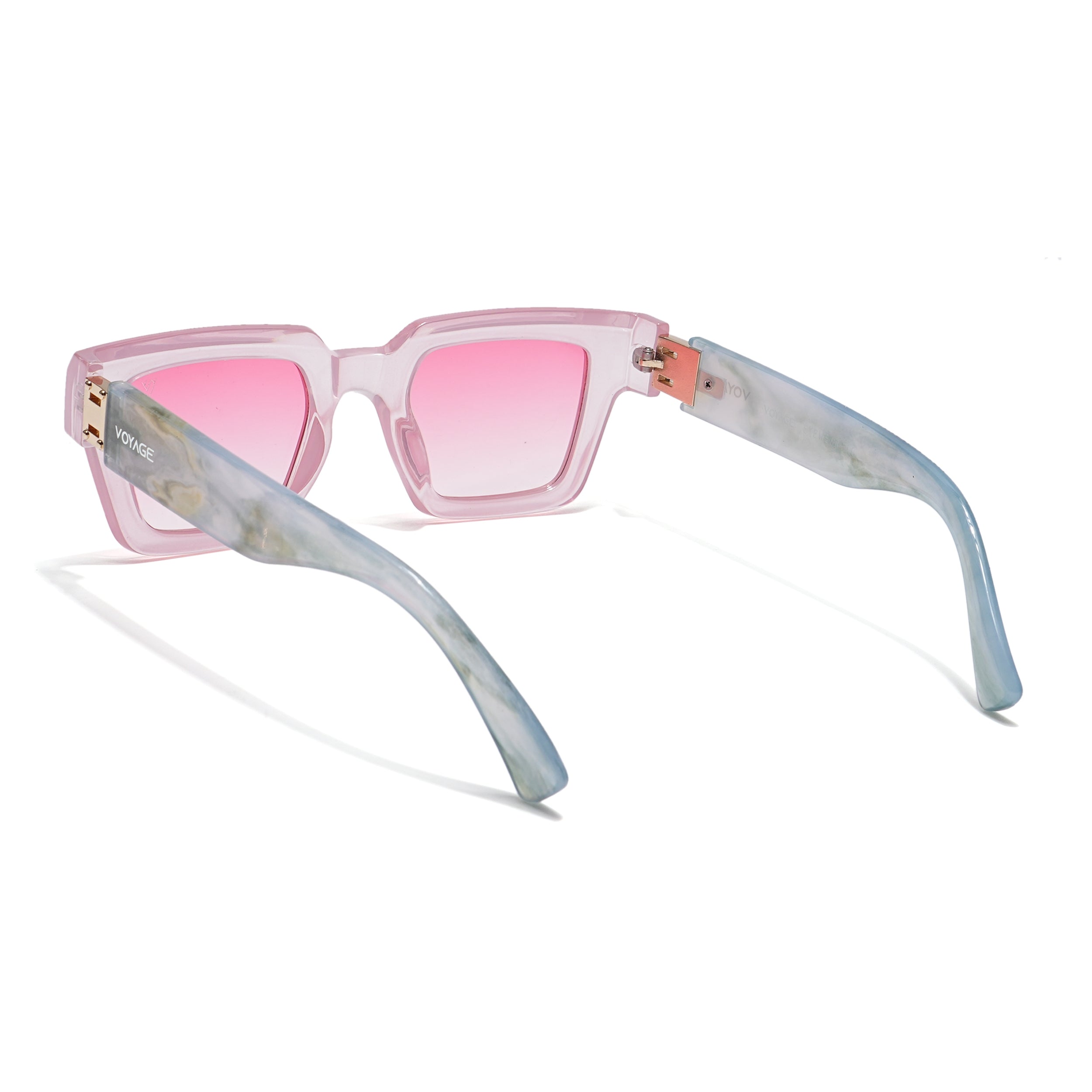 Wayfarer Sunglasses (Pink Lens | Pink Frame - MG5802)