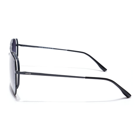 Voyage Select Square Sunglasses (Grey Lens | Black Frame - SLPMG5943)