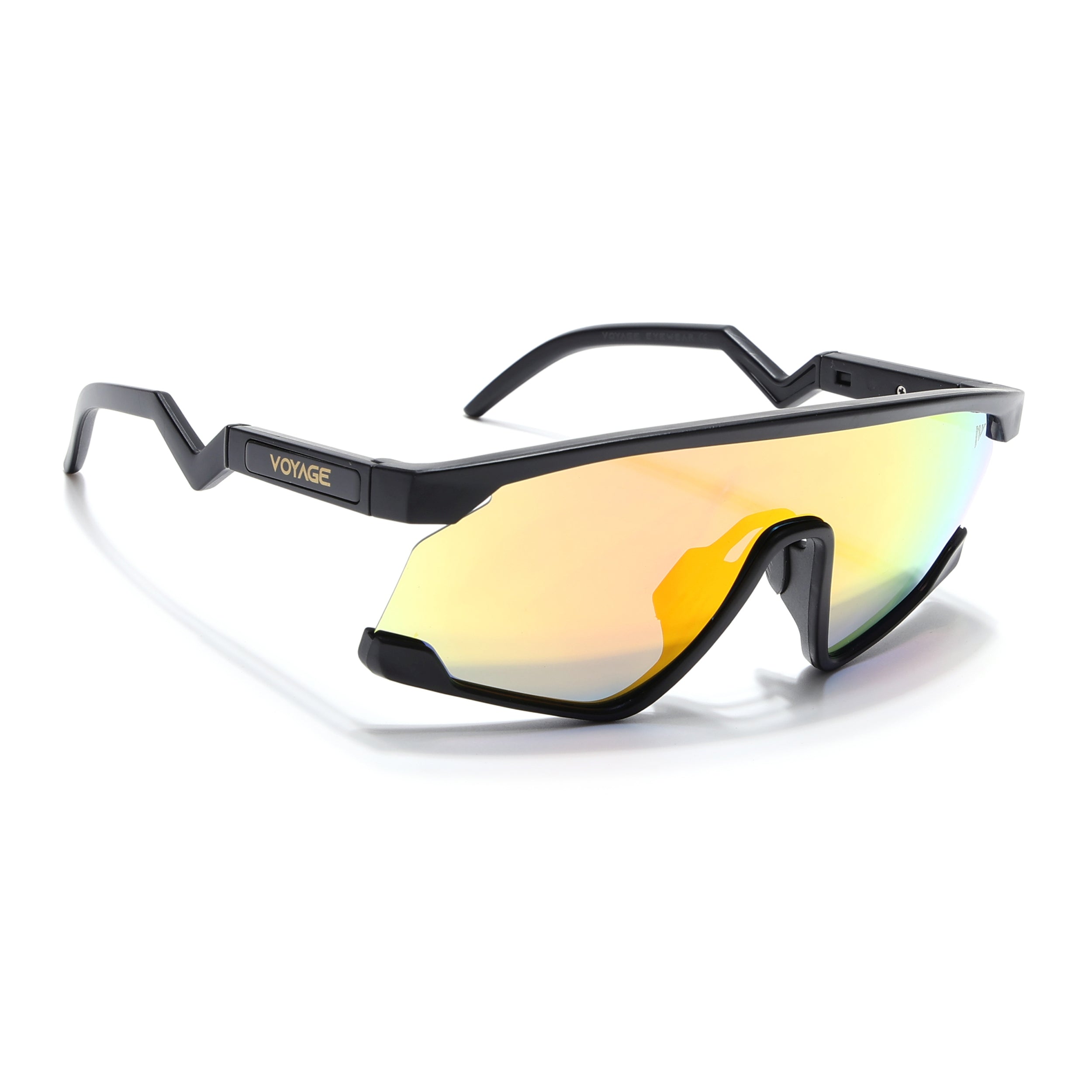 Drift Z | Black Polarized Sunglasses (Multicolor Lens - PMG6268)