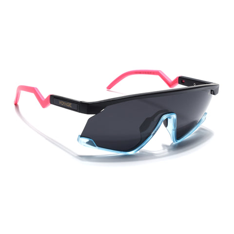 Drift Z | Black & Blue Polarized Sunglasses (Black Lens - PMG7037)