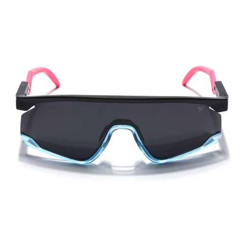 Drift Z | Black & Blue Polarized Sunglasses (Black Lens - PMG7037)