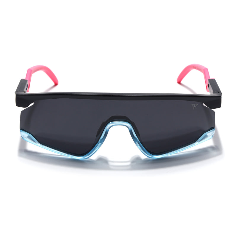 Drift Z | Black & Blue Polarized Sunglasses (Black Lens - PMG7037)